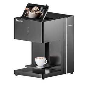 커피 프린트 EVEBOT 카트리지 잉크 라떼아트 브라운 EB-Pro 로고 빵