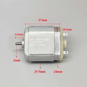 모터 10300 3V 4V 플랫 MABUCHI 7V 260 브러시 DIY 2865 미니 24MM 면도기 260PA 금속 전기 FF