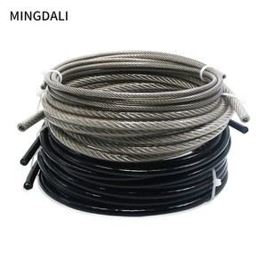 스테인레스 와이어 블랙 PVC 6MM 강철 케이블 5MM 8MM 빨랫줄 7MM 스틸 코팅 로프 투명