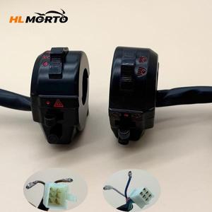 오토바이 핸들 바 좌우 제어 스위치, 혼다 XL XR 250 400 600 ZJ용, 경적 방향 지시등, 헤드라이트 전기 시