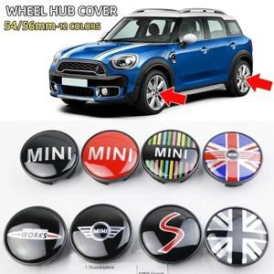 혼다 자동차 4PCS 54mm 자동차 휠 센터 허브 캡 림 커버 배지 엠 블 럼 BMW 미니 쿠퍼 원 JCW