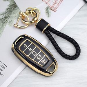 팰리세이드 사이드 TPU 자동차 키 Fob 케이스 커버 현대 I30 KONA Encino Solaris Azera Grandeur Ig Accen