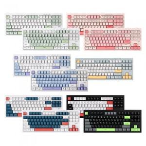 지클릭커 오피스프로 WK50 사일런스 M RGB 무소음 방수 무선 블루투스 키보드 87 Navy Blue
