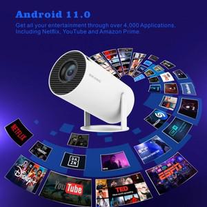 4K WiFi HD 해외 안드로이드 11 버전 5G 블루투스 휴대용 홈 미니 프로젝터