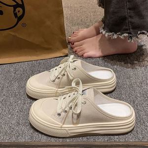 3cm 키높이 캐주얼 뮬 스니커즈 여름 여성 발편한 운동화 슬리퍼 3color