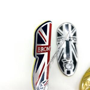 알루미늄 합금 로고 자전거 스티커 Brompton 접이식 대한 장식 액세서리