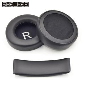 SHELKEE 교체 용 이어 패드 쿠션 컵 커버 AKG K845 K845BT/소니 호환  MDR-XP1000 헤드폰 수리 부품