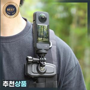 Insta 360 X4 X5 용 배낭 클립 DJI OSMO Pocket 3 마그네틱 마운트 액션 카메라  GO 3S ACE PRO 2 홀더 브