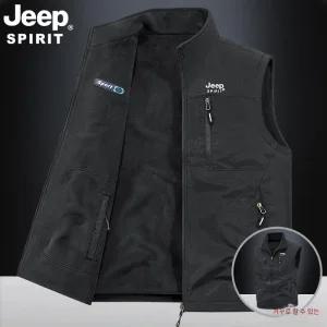 JEEP SPIRIT 남성 가을 신상 양면 조끼 간절기 방한 방풍 조끼