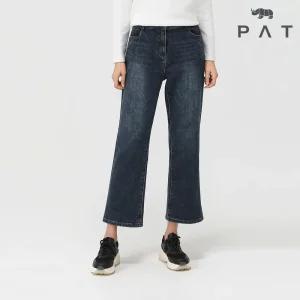 [PAT 여성] 백기모 롤업 일자 데님_QI82602