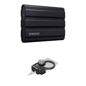삼성 4TB T7 쉴드 휴대용 SSD 맥세이프/Cold Shoe SSD 홀더 블랙