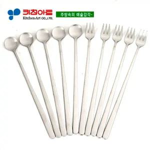 [키친아트] 비단(緋段) 롱티스푼 10PCS(실속형)[35454744]