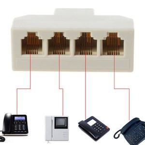 인터넷 랜선 분배기 1PC RJ11 4 웨이 어댑터 1 M F RJ 11 6P4C 핸드폰