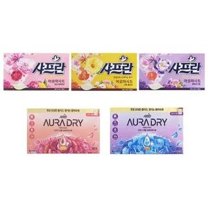 [아우트]간편한 시트형 드럼세탁기세제 섬유유연제