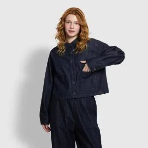 [JAJU](강남점)25F/W 여 아웃포켓 데님 자켓 J105301003