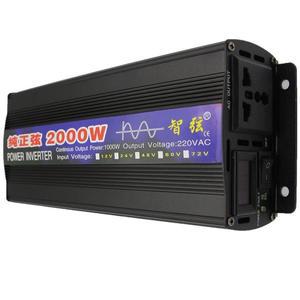 고효율 순수 정현파 인버터 DC 12V 24V 48V 60V AC 220V 110V 60HZ 자동차 홈 1000W 1600W 2000W 3000W 변