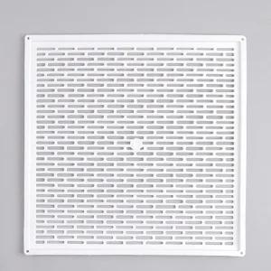 환기 통풍용 덮개 그릴 화이트 정사각 택 320x320mm 환풍기댐퍼