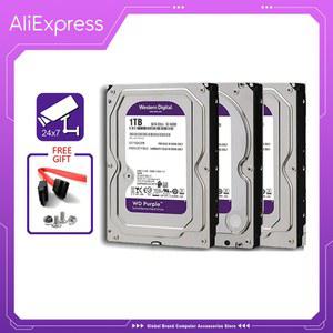 외장하드 3 5 디스크 WD 6 HD 하드 DVR HDD 용 4TB 자주색 NVR 3TB 1TB Gb/s CCTV 내부 드라이브 SATA 2TB 감시 64M 캐시 III