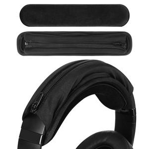 Geekria-중간 벨루어 후크 및 루프 헤드밴드 커버 헤드 밴드 패드 세트 ATH 보스 호환 Beats JBL 호환 호환