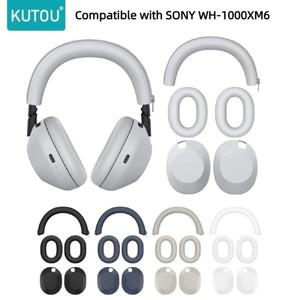 KUTOU3-in-1 실리콘 스웨트 케이스 커버 소니 호환호환 WH-1000XM6 헤드폰 이어 패드 밴드 액세서리