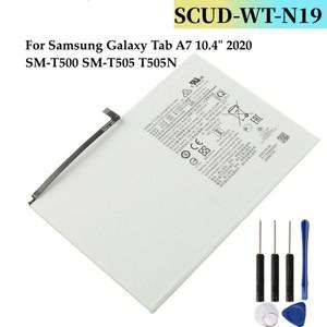 삼성 갤럭시 탭 A7 T505C T500 태블릿 배터리 + 도구 용 새 SCUD-WT-N19 7040mAh 교체