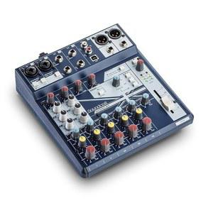 Lexicon Reverb, 에코 및 지연 효과, 덕킹 기능을 갖춘 사운드크래프트 메모장-8FX 프로페셔널 USB 오디오 인터페이스 믹서 - 내구성 있는 메탈 빌드. 파란색