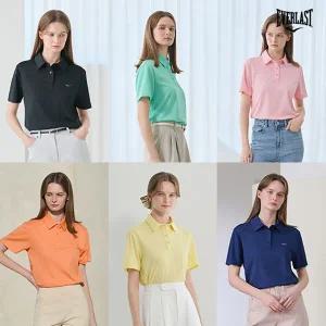 에버라스트 25SS 여성 반팔 카라티셔츠 6종