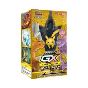[정품] 포켓몬 카드 게임 썬문 하이클래스 팩 태그 팀 GX 올스타즈 박스 (15팩) Pokemon Card Game Sun