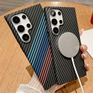 삼성 호환 S25 S24 S23 S22 Note 20 Ultra 10 Plus 하드 PC 커버 호환용 Magsafe 무선 충전 케이스 초박형