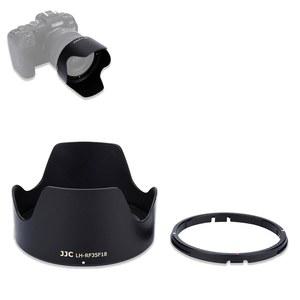 [미국배송] RF 35MM 튤립 플라워 렌즈 후드 그늘막 장착 캐논 F1.8 매크로는 STM 렌즈가 EOS R6 R5 RP R 카메라의 EW-52 후드를 대체합니다