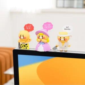 ka 카카오프렌즈 춘식이 랜덤 모니터 피규어 데스크테리어 모니터꾸미기템 직장인 마음 저격 말풍선