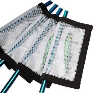 Ikerall 4-8팩 낚시 미끼 랩, 막대 천 후크 보호대용 저항성 투명 PVC 미끼 커버