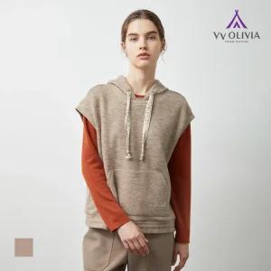 [비비올리비아] 후드형 캐주얼 VEST_VVCAN4W9291