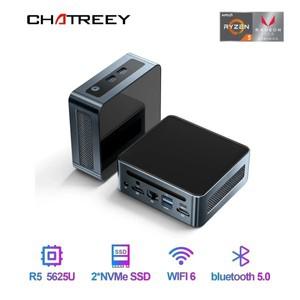 Chatreey AN2P 미니 소형 PC R5 5625U/AN2C 3550H 게임용 데스크탑 컴퓨터 NVME SSD WIFI6 HD Windows 11 P