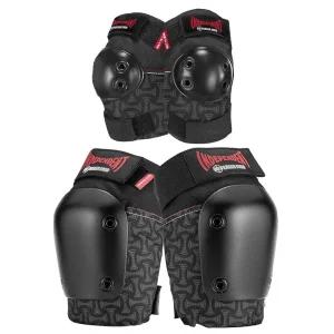 187 KILLER PADS 스케이트보드 무릎 패드 팔꿈치 콤보 팩 독립 라지/XL 536532