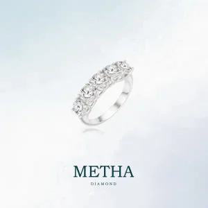 메타다이아몬드 실버925 모이사나이트 반지(총 2.5ct)
