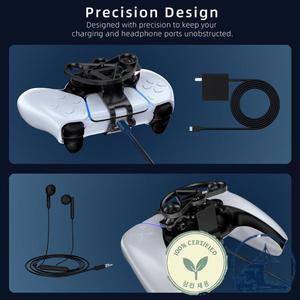 PS5 컨트롤러용 미니 게임 콘솔 스티어링 휠 핸들은 경험을 증가시키기 위해 자동차 3D 인쇄를 시뮬레이션