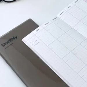 먼슬리 플래너 만년형 월간 다이어리 스케줄러 만년형먼슬리다이어리