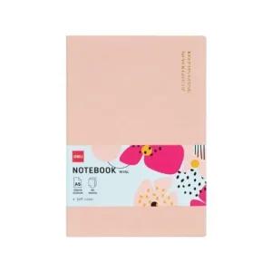 DELI EN135L 칼라 소프트 커버 양장 다이어리 A5 핑크 데스크테리어 일기