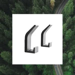 고품질 (블랙) 후크 걸이 모자 다용도 열쇠 벽걸이 행거 훅 (W9A4F9D)