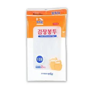 마미손 김장봉투 30포기 2매 드럼용 왕특대 대형비닐 양념매트