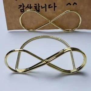 고품질 스틸 골드컬러 안경디자인 메모지꽂이 메모클립홀더 (WA32614)