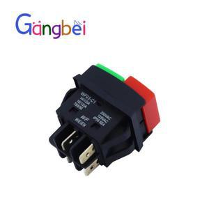 로커 스위치 WF03-C1 단추 스타트 스톱 컨트롤 더블 레드 1NO 신형, 우수한 품질, Gangbei