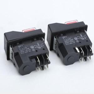 1PC AC250V 16A 방수 전자기 푸시 버튼 스위치 4/5Pin KJD17 KLD-28protection 스타터 안전 교체 가능