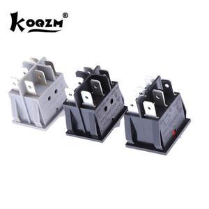 RK1-23 오일 히터 스위치 ON/OFF 로커 더블 버튼, 1 개, 250V, 16A,