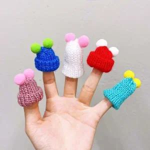 장식 방울방울 화분 스투키모자 5P