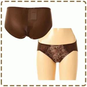 [솔브](정상) 25AW 커플추천 모카 레오파드 노라인 햄팬티 단품_S SPTD583H_S
