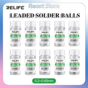 릴라이프 RL-403B 183 ° C 납 솔더 볼 25000pcs/병 0.2 0.3 - 0.65 mm IC 칩 납땜용 BGA Reballing 공