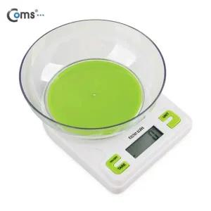 Coms 가정용 소형 저울(접시 포함) 1g-1kg