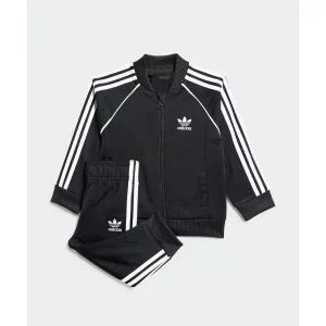 매장정품 ADIDAS 아디다스 KIDS 슈퍼스타 트랙수트 인펀트 - 블랙 IX7622 629868